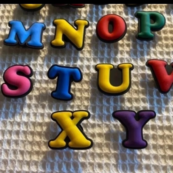 26 piece Alphabet Shoe Charms/Jibitz for Crocs - Picture 2 of 5
